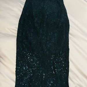 Zara lace midi skirt